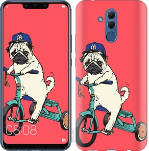 

Чехол Мопс на велосипеде для Huawei Mate 20 Lite 671039