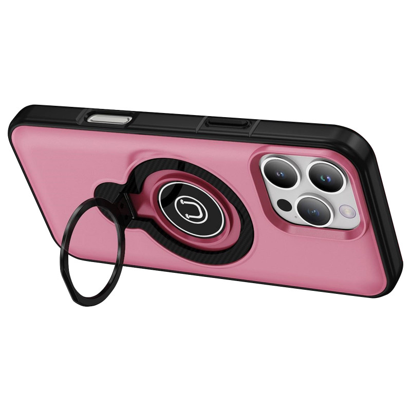Фото TPU+Textured PC Magnet на Apple iPhone 16 Pro Max (6.9") (Pink) на vchehle.ua