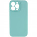 Чохол Silicone Case Full Camera Protective (AA) NO LOGO на Apple iPhone 16 Pro Max (6.9") (Бірюзовий / Marine Green)