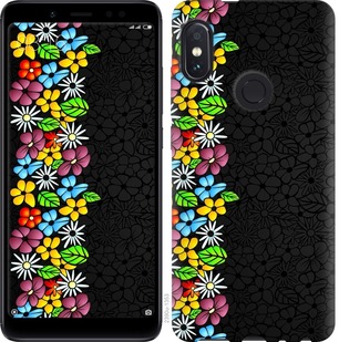 

Чохол квітковий орнамент на Xiaomi Redmi Note 6 Pro 673487
