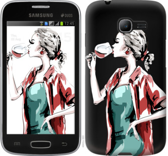 

Чехол Девушка с бокалом для Samsung Galaxy Star Plus S7262 841413