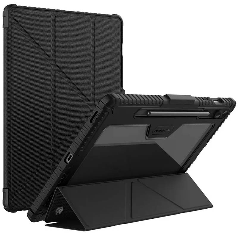 Фото Чохол-книга Nillkin Bumper Pro Multi-angle для Samsung Galaxy Tab S9 FE+ 12,4'' (Black) в маназині vchehle.ua