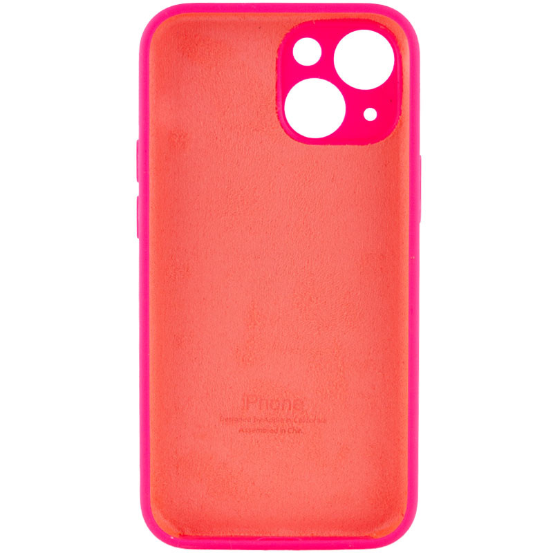 Фото Чехол Silicone Case Full Camera Protective (AA) для Apple iPhone 14 (6.1") (Розовый / Barbie pink) на vchehle.ua