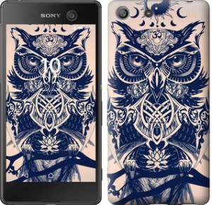 Чехол Узорчатая сова для Sony Xperia M5 Dual