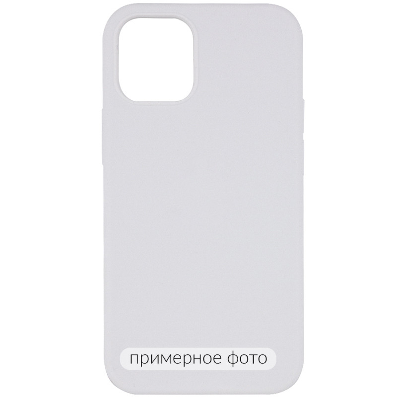 Чохол Silicone Case Full Protective (AA) NO LOGO на Apple iPhone 16 Pro Max (6.9") (Білий / White)