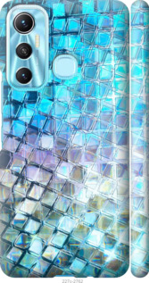 

Чехол Переливающаяся чешуя для Infinix Hot 11 1605169