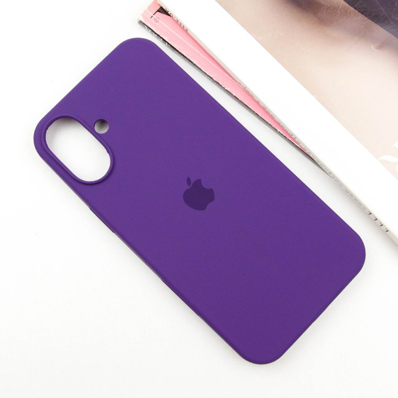 Фото Чохол Silicone Case Full Protective (AA) на Apple iPhone 16 (6.1") (Фіолетовий / Amethyst) на vchehle.ua