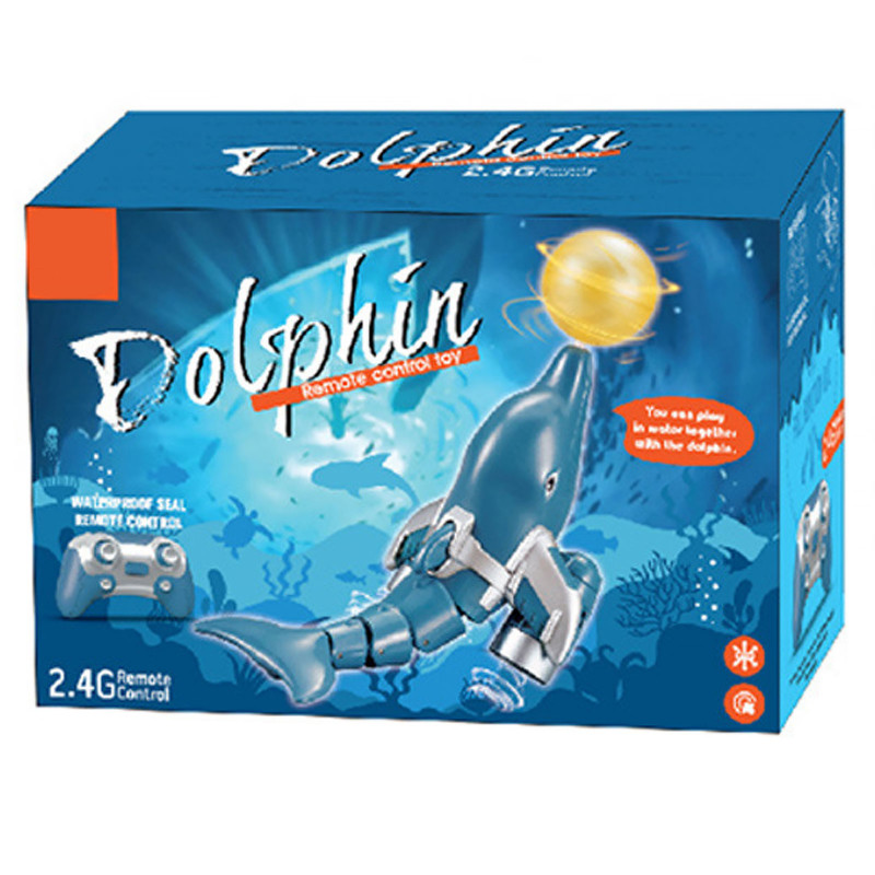 Купить Лодка на радиоуправлении SHT 3738AD Dolphin 2.4G (Blue / White) на vchehle.ua