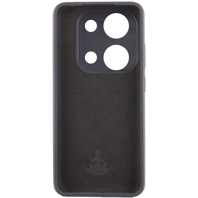 Фото Чохол Silicone Cover Lakshmi Full Camera (AAA) with Logo на Xiaomi Redmi Note 13 4G (Чорний / Black) на vchehle.ua