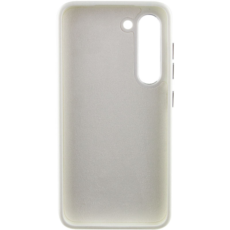 Фото Шкіряний чохол Bonbon Leather Metal Style на Samsung Galaxy S22+ (Білий / White) в маназині vchehle.ua