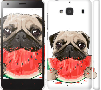 

Чохол Мопс і кавун на Xiaomi Redmi 2 843759