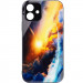 TPU+Glass чохол Diversity на Apple iPhone 11 (6.1") (Above the clouds)