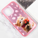 Фото TPU+PC чехол TakiTaki Love magic glow для Apple iPhone 15 (6.1") (Romantic kitten / Pink) на vchehle.ua