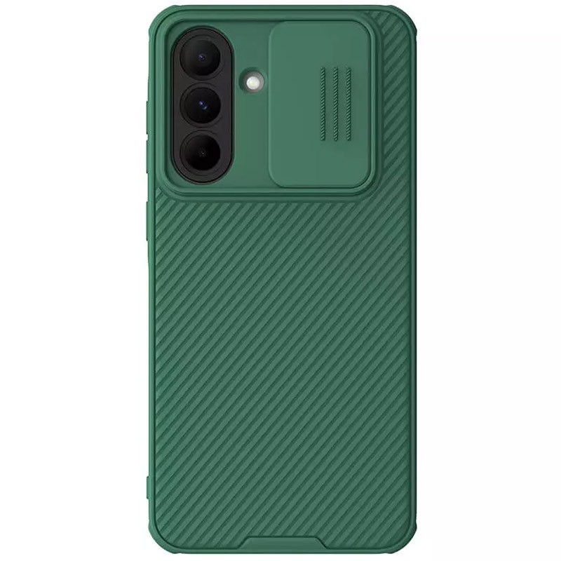 Фото Карбонова накладка Nillkin CamShield Pro на Samsung Galaxy A56 5G (Deep Green) на vchehle.ua