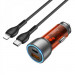 АЗУ Hoco NZ8 PD43W + QC3.0 + Type-C to Lightning (Оранжевый)