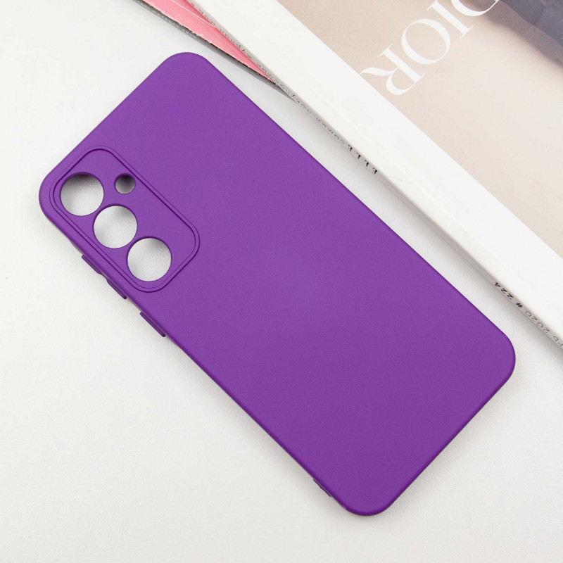 Фото Чохол Silicone Cover Lakshmi Full Camera (AA) на Samsung Galaxy S23 FE (Фіолетовий / Purple) на vchehle.ua