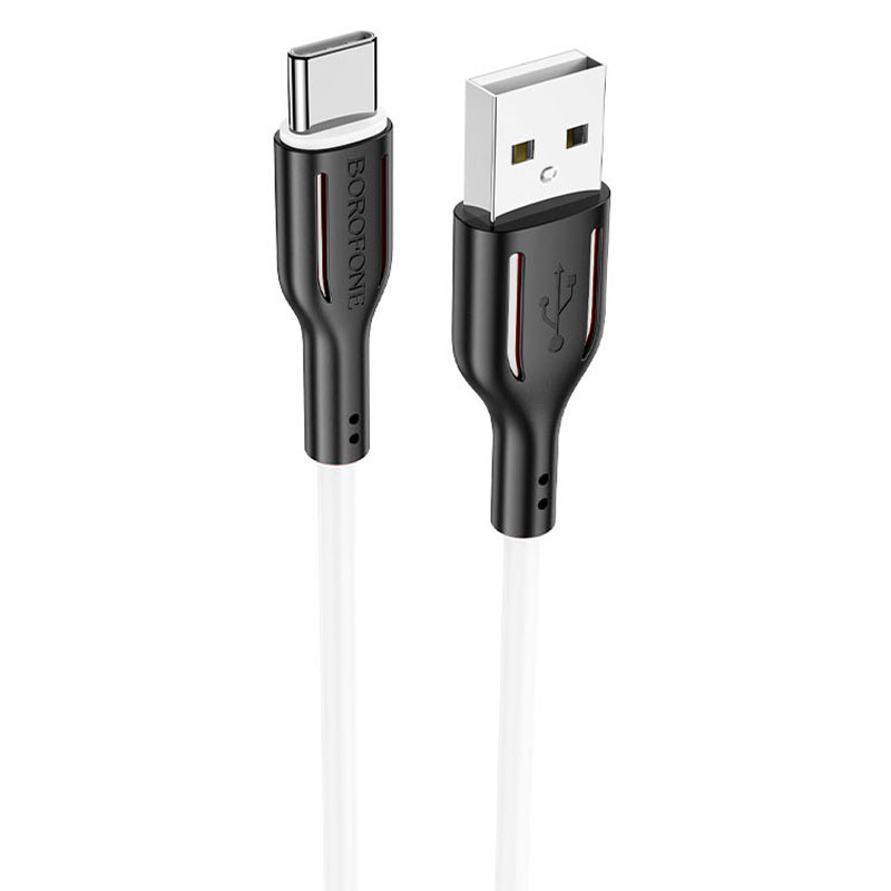 

Дата кабель Borofone BX63 USB to Type-C (1m) (Черно - белый) 1384136