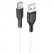 Дата кабель Borofone BX63 USB to Type-C (1m) (Черно - белый)