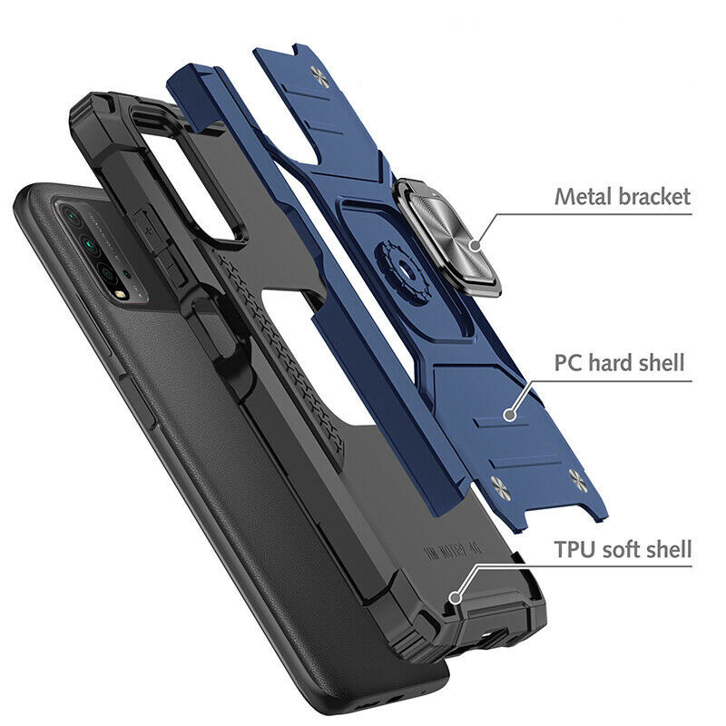 

Ударостійкий чохол Union Ring for Magnet для Xiaomi Redmi Note 9 4G (Синій) 1113899