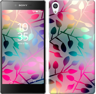 Чехол Листья для Sony Xperia Z5 Premium E6883