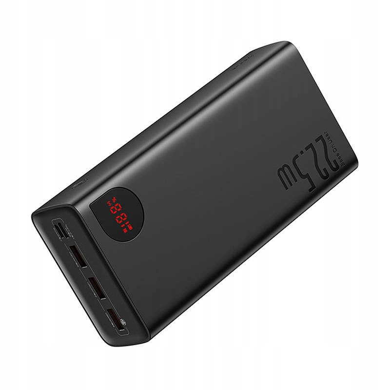 Фото Уцінка Портативне ЗУ Power Bank Baseus Adaman Digital Display 22.5W 40000mAh (PPAD020101) (Розкрита упаковка / Black) на vchehle.ua
