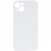 Чехол Silicone Case Full Camera Protective (AA) NO LOGO для Apple iPhone 14 (6.1") (Белый / White)