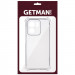 TPU чехол GETMAN Ease logo усиленные углы Full Camera для Motorola Edge 40 (Бесцветный (прозрачный)) в магазине vchehle.ua
