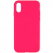 Чехол Silicone Case Full Protective (AA) NO LOGO для Apple iPhone XR (6.1") (Розовый / Barbie pink)