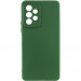 Чохол TPU GETMAN Liquid Silk Full Camera на Samsung Galaxy A13 4G (Зелений / Dark green)