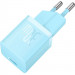 МЗП Baseus GaN5 Fast Charger (mini) 30W (1USB-C) + кабель Type-C to Type-C (P10110902) (Galaxy Blue) в магазині vchehle.ua