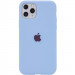 Чехол Silicone Case Full Protective (AA) для Apple iPhone 11 Pro Max (6.5") (Голубой / Lilac Blue)