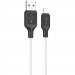 Дата кабель Hoco X90 Cool silicone USB to Lightning (1m) (White)