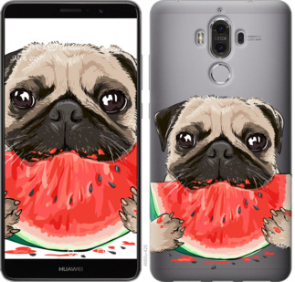 

Чохол Мопс і кавун на Huawei Mate 9 843875