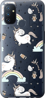 

Чохол Єдиноріг і кава на OnePlus Nord N100 1607452