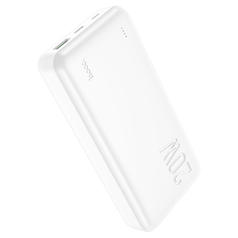 Портативное зарядное устройство Power Bank Hoco J87A Tacker PD20W+QC3.0 20000 mAh (Білий)