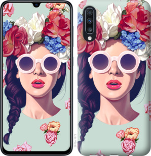 

Чехол Девушка с цветами для Samsung Galaxy A90 5G 894835