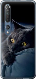 Чехол Дымчатый кот для Xiaomi Mi 10