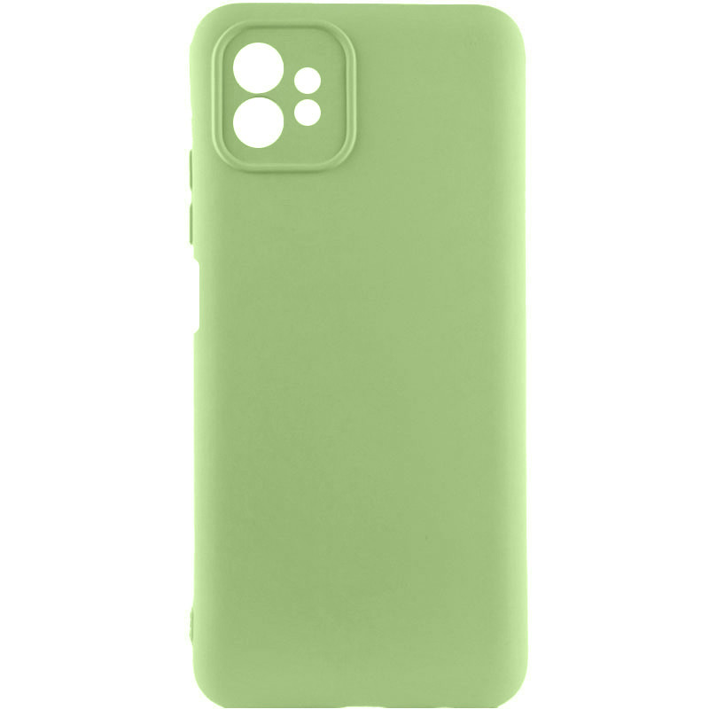 Чохол TPU GETMAN Liquid Silk Full Camera на Motorola Moto G32 (Зелений / Pistachio)