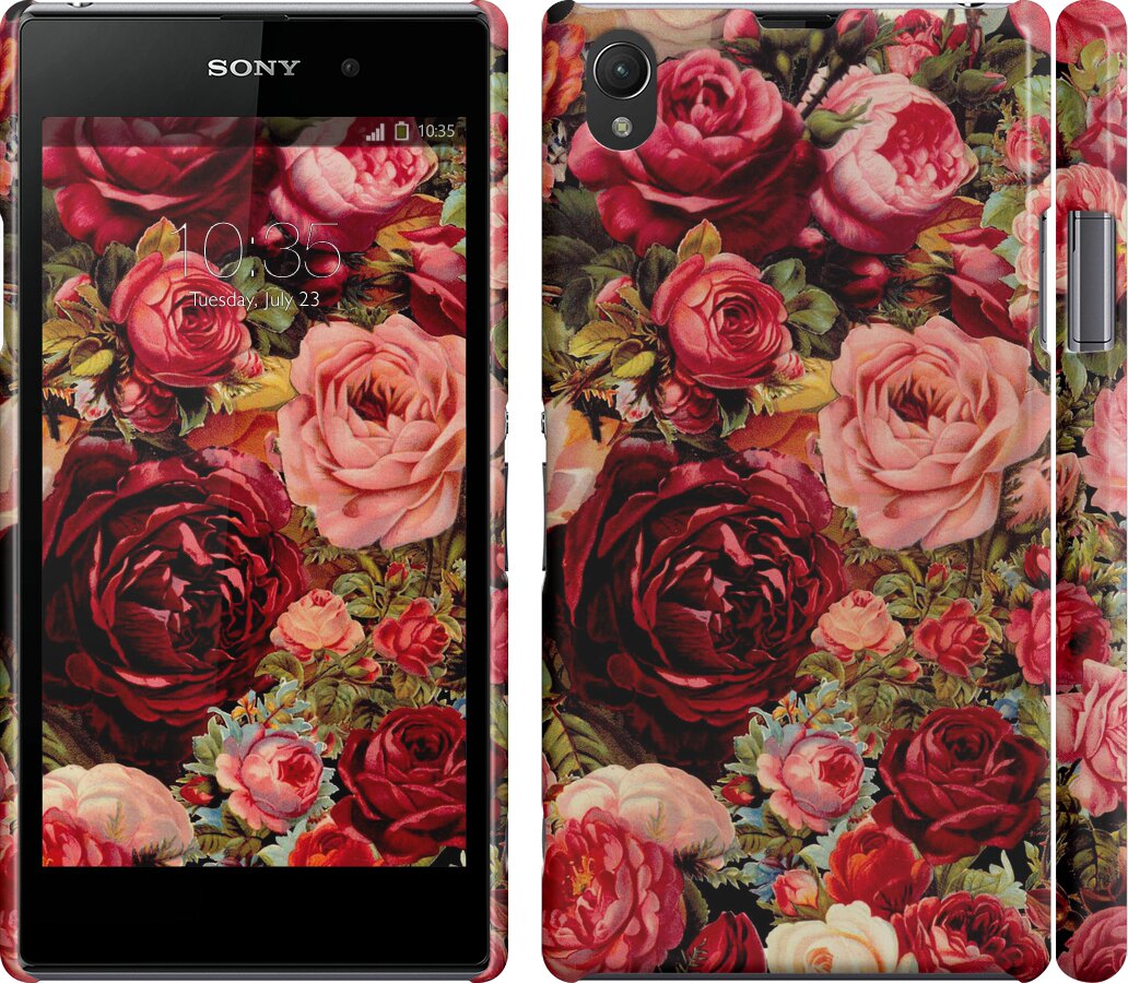 

Чохол Квітучі троянди на Sony Xperia Z1 C6902 235824