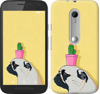 

Чохол Мопс з кактусом на Motorola Moto G3 795860