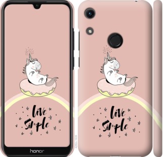 

Чехол Единорожка в пончике для Huawei Honor 8A 719540