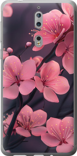 Чехол Пурпурная сакура для Nokia 8