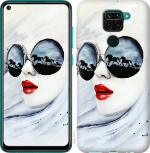 

Чохол Дівчина аквареллю на Xiaomi Redmi Note 9 933356