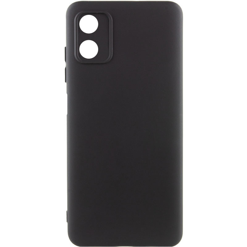 Чохол Silicone Cover Lakshmi Full Camera (AA) на Motorola Moto G04 / E14 (Чорний / Black)