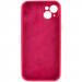 Чехол Silicone Case Full Camera Protective (AA) для Apple iPhone 13 (6.1") (Красный / Rose Red) в магазине vchehle.ua