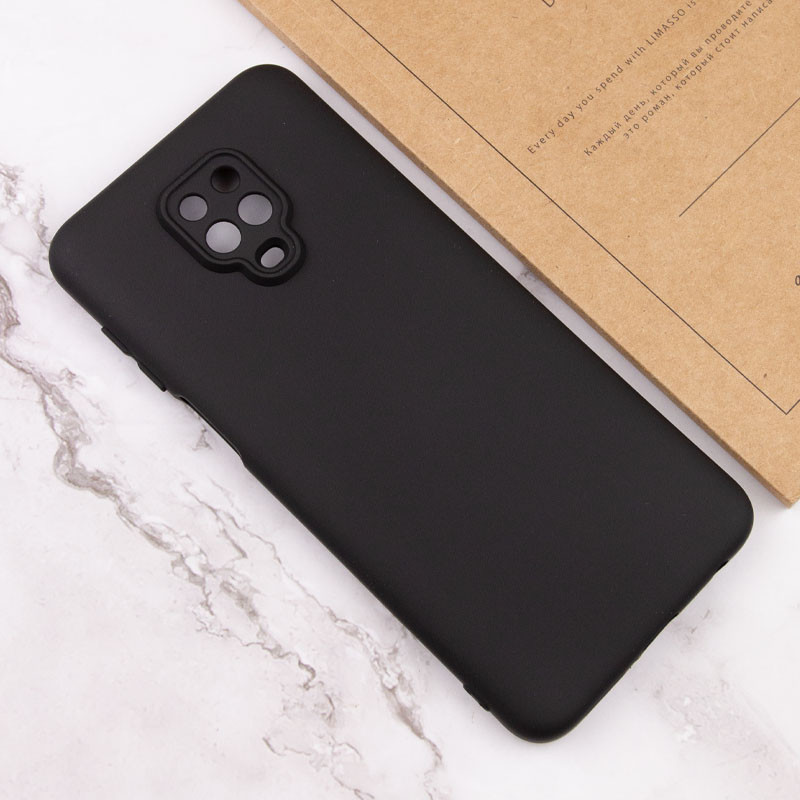 Чехол TPU GETMAN Liquid Silk Full Camera для Xiaomi Redmi Note 9s / Note 9 Pro / Note 9 Pro Max (Черный / Black) в магазине vchehle.ua