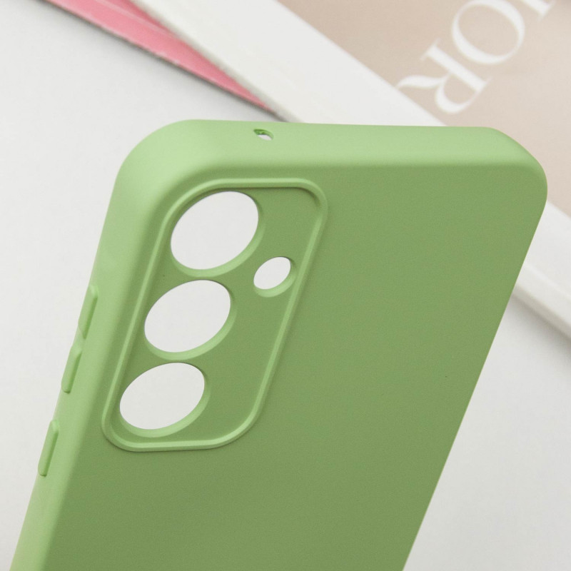 Купити Чохол Silicone Cover Lakshmi Full Camera (A) на Samsung Galaxy A55 (Зелений / Pistachio) на vchehle.ua