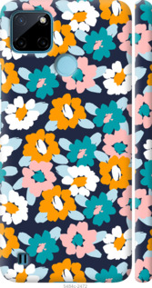 

Чехол Цветочный фон v3 для Realme C25Y 1434739