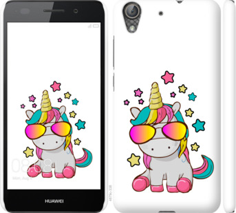

Чохол Єдиноріг в окулярах на Huawei Y6 II 911929