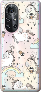 

Чохол Єдиноріг і кава на Huawei Nova 8 Pro 1607506